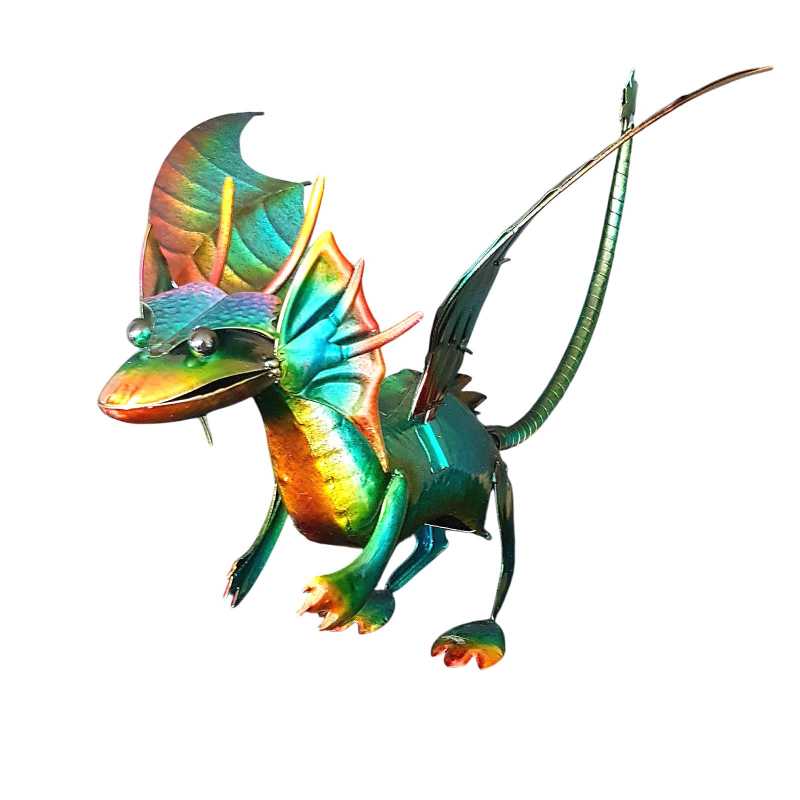 Metall Drachen Grün